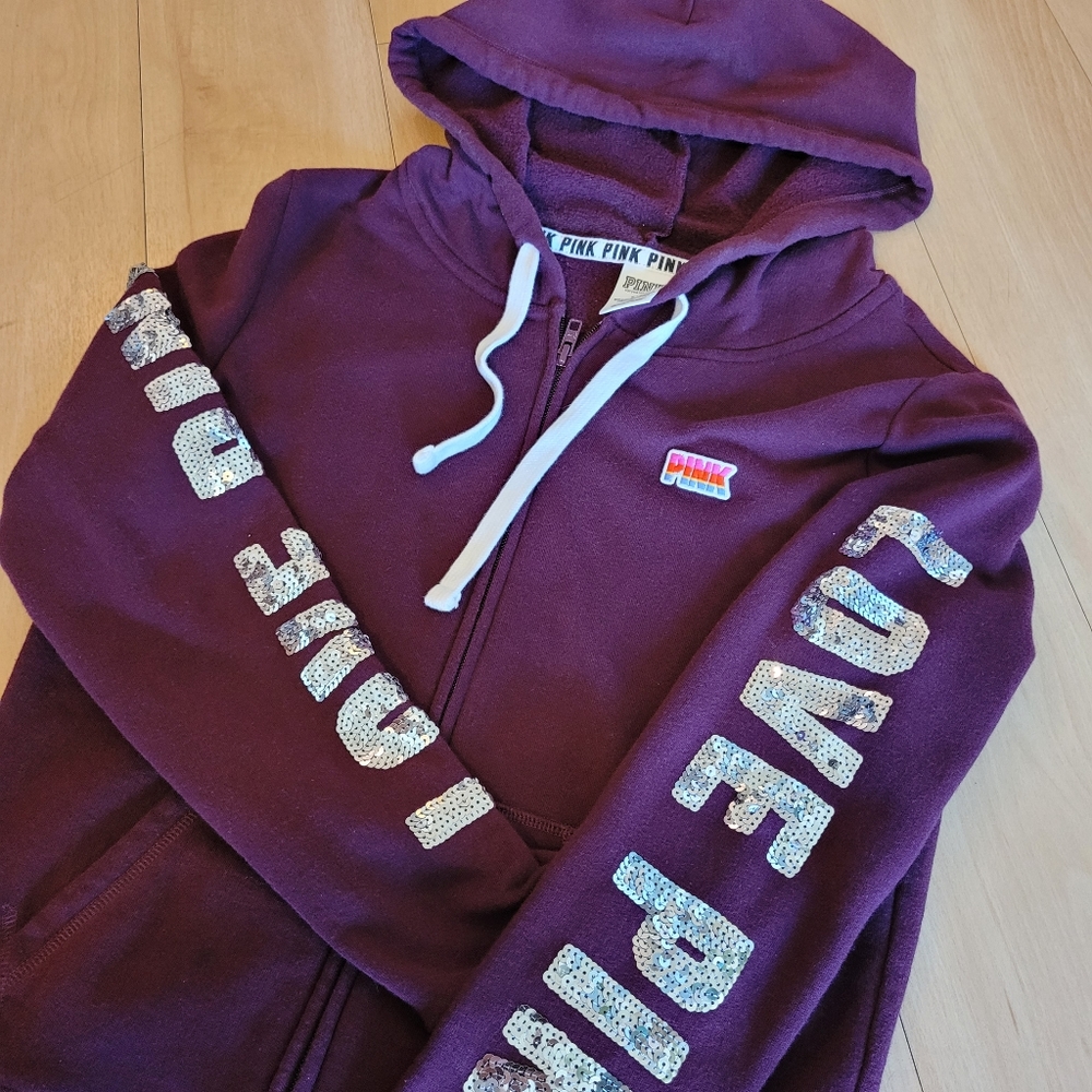 PINK Sequin Hoodie